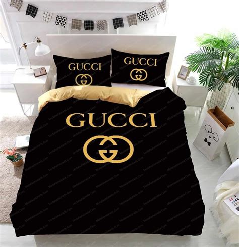 gucci bed covers|Gucci queen bed set.